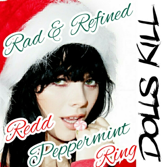 Dolls Kill x Rad & Refined Peppermint Ring Xmas - Picture 5 of 5